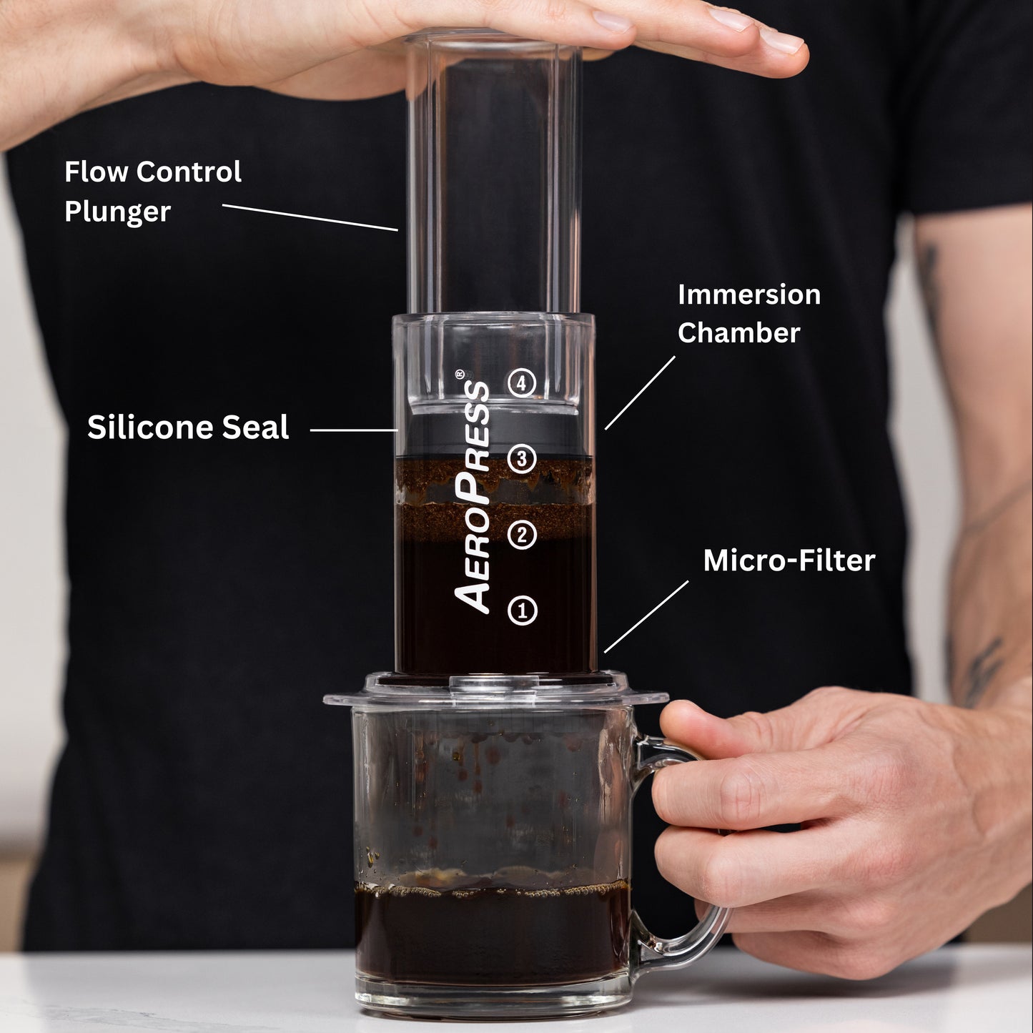 AeroPress Coffee Press - Clear ( Tritan)