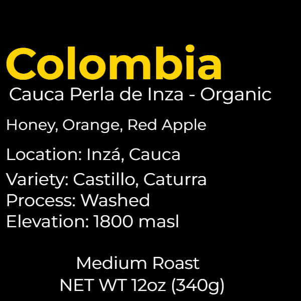 Colombia Cauca Perla de Inzá