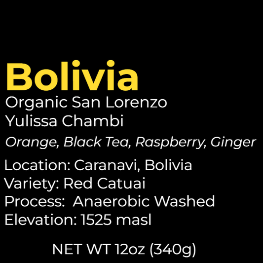 Bolivia Organic San Lorenzo Yulissa Chambi