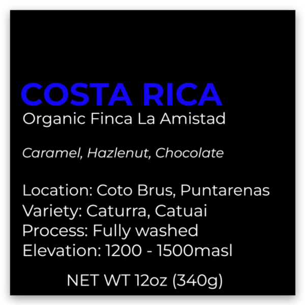 COSTA RICA - Organic Finca La Amistad