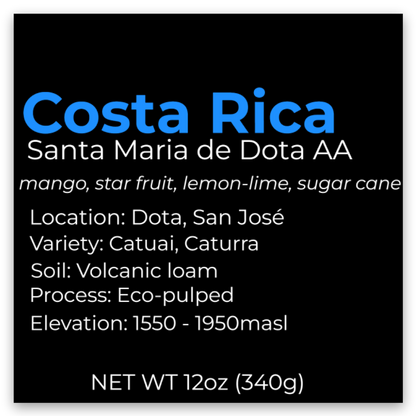 COSTA RICA - Santa Maria De Dota AA