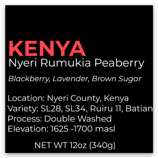 KENYA - Nyeri Rumukia Peaberry